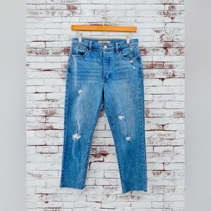 Joes The Og Delia Womens Slim Straight Jeans Sz 27 High Waist Casual Blue Basic